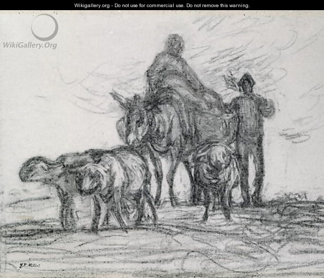 Return from the Fields, 1873 - Jean-Francois Millet