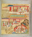 Emperor Hsuan Tsung (712-756 AD) at home, from a history of Chinese emperors - Anonymous Artist