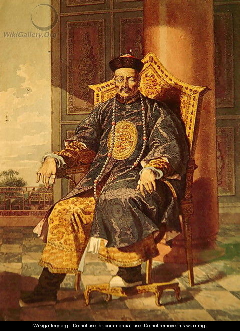 Portrait of Tchien Lung Emperor, 1793 - Anonymous Artist