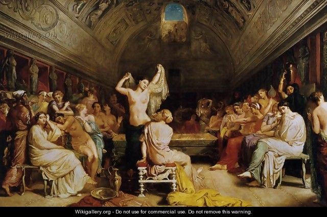 The Tepidarium, 1853 - Theodore Chasseriau