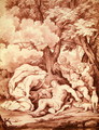 Venus Discovering Adonis, from 'Adonis' - Francois Chauveau