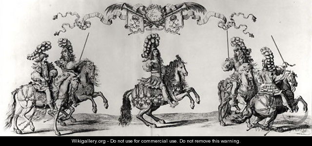Carrousel for Louis XIV (1639-1715) c.1662 - Francois Chauveau