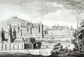 View of the Abbey of Saint-Germain-des-Pres, the Louvre, Petit Bourbon, Montmartre and the Seine in 1410 - Jean Chaufourier