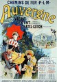 Reproduction of a poster advertising the 'Auvergne Railway', France, 1892 - Jules Cheret