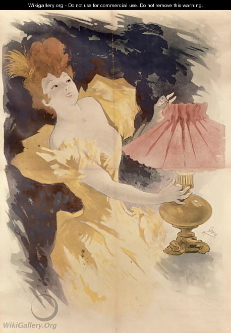 Saxoleine (Advertisement for lamp oil), France 1890