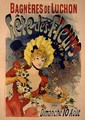 Reproduction of a Poster Advertising the Flower Festival at Bagneres-de-Luchon, 1890 - Jules Cheret