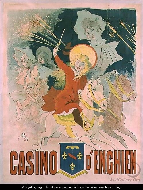 Poster advertising the Casino d