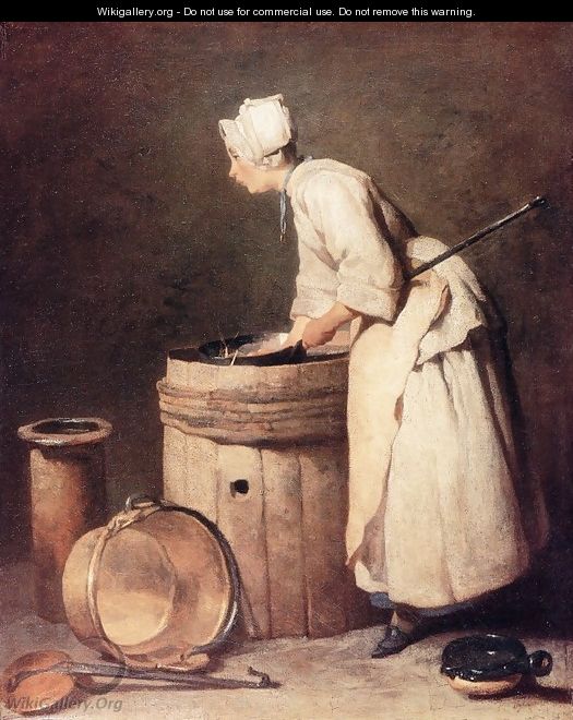 The Scullery Maid, 1738 - Jean-Baptiste-Simeon Chardin