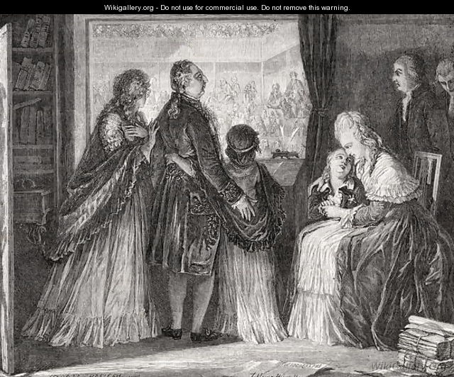 The Royal Family Take Refuge in the Assembly - H. de la Charlerie