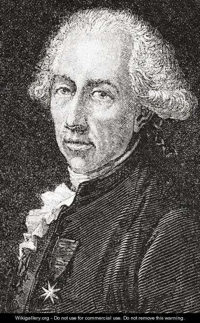 Francois Alexandre Frederic, Duc de la Rouchefoucauld-Liancourt - H. de la Charlerie