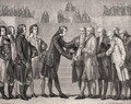 King Louis XVI (1754-93) Swearing on the Book of the Constitution, 14th September 1791 - H. de la Charlerie