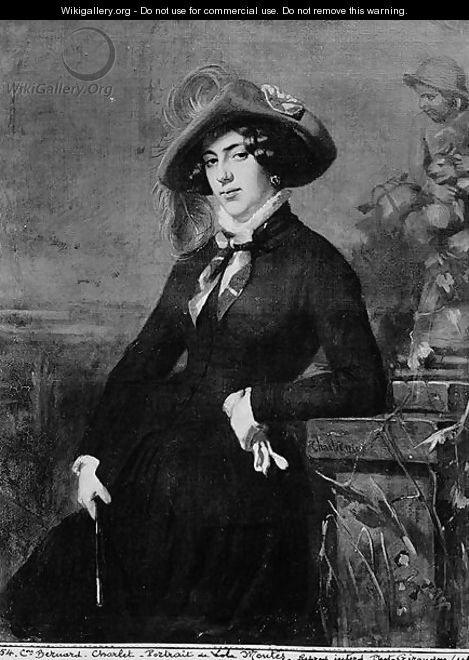 Portrait of Lola Montez (1821-61), 1844 - Nicolas Toussaint Charlet