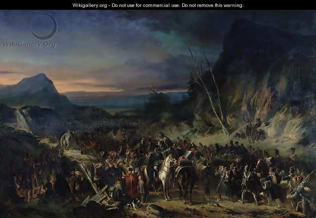 The Ravine, Campaign of 1809, 1843 - Nicolas Toussaint Charlet