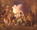 Pocahontas saving the life of Captain John Smith, c.1836-40 - John Gadsby Chapman