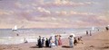 Elegant Figures on a Beach - Conrad Wise Chapman