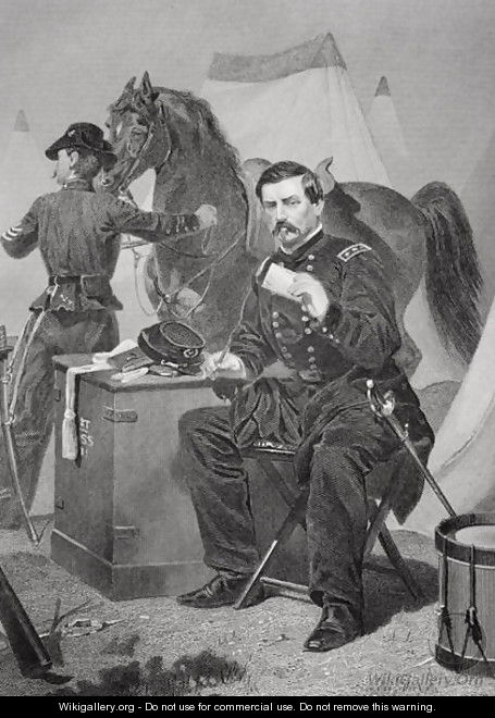 Portrait of George Brinton McClellan (1826-85) - Alonzo Chappel