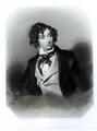 Portrait of Benjamin Disraeli Esquire (1804-81) c.1840 - Alfred-Edward Chalon