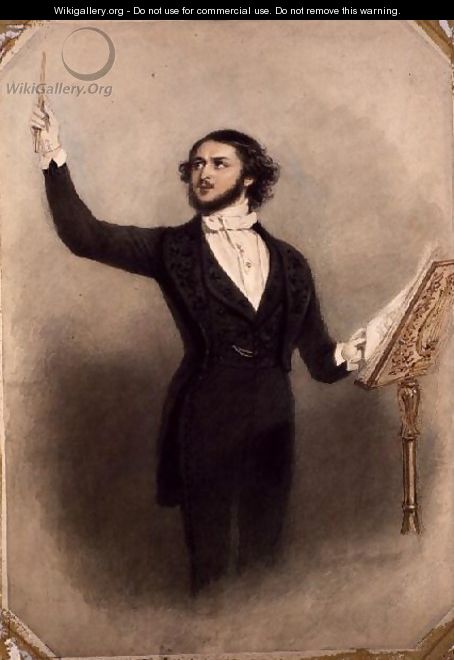 Louis Antoine Jullien (1812-60) - Alfred-Edward Chalon