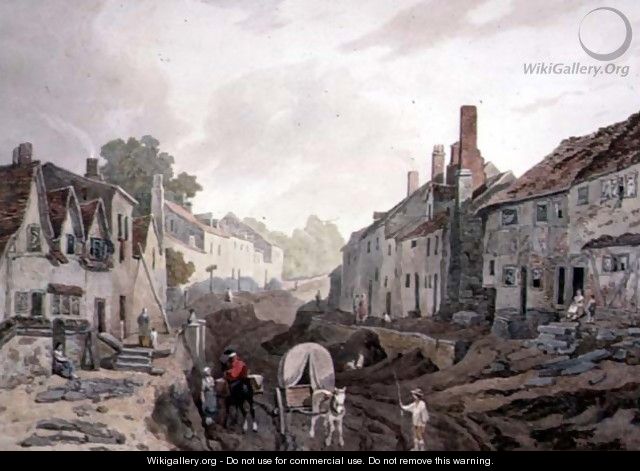 Street Scene, Erith, Kent - John James Chalon Street Scene, Erith, Kent - John James Chalon