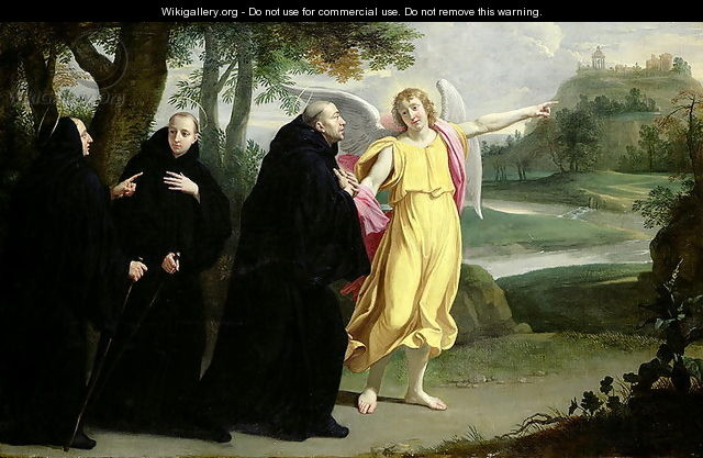 Scene from the Life of St. Benedict - Philippe de Champaigne