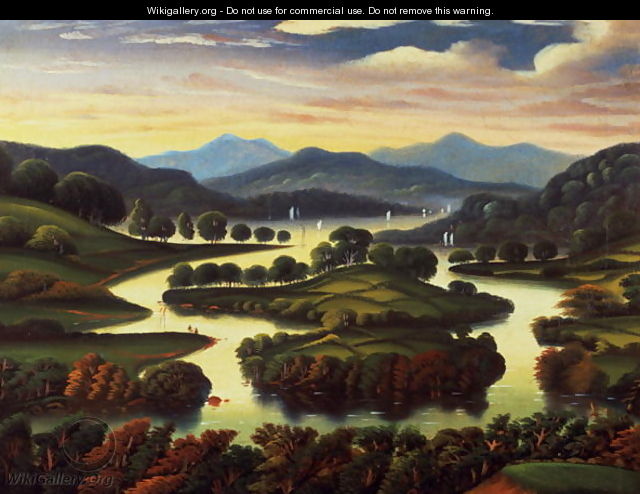 Landscape (possibly New York State) c.1850 - Thomas Chambers