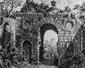 Ruins in the middle of Kew Gardens, from 'The Garden and Buildings at Kew in Surry', 1763 - Sir William Chambers
