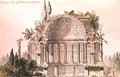 Architectural drawing for mausoleum for Frederick, Prince of Wales (1707-51), c.1751 - Sir William Chambers