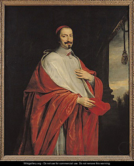 Portrait of Jules Mazarin (1602-61) - Philippe de Champaigne
