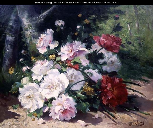 Still Life of Flowers - Eugene Henri Cauchois