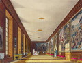 The Ball Room, Hampton Court, from 'The History of the Royal Residences', 1819 - Richard Cattermole