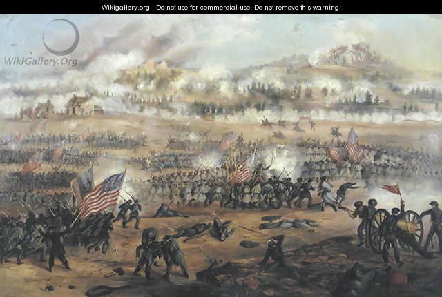 The Battle of Fredericksburg on 13th December 1862 - Frederick Cavada