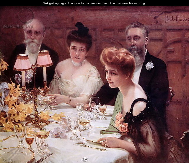 The Corner of the Table, 1904 - Paul Chabas