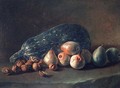 Still Life of Fruit and Nuts - Giacomo Ceruti (Il Pitocchetto)