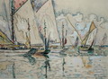 Departure of Three-Masted Boats at Croix-de-Vie - Paul Signac