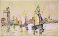 Sailing Boats at Les Sables-d'Olonne - Paul Signac