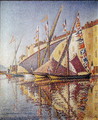 Sailing Boats in St. Tropez Harbour, 1893 - Paul Signac