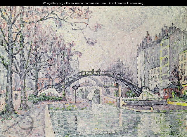 The Canal Saint-Martin, 1933 - Paul Signac