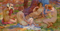 Four Bathers - Theo van Rysselberghe