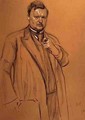 Portrait of the Composer Alekandr Konstantinovich Glazunov (1865-1936), 1906 - Valentin Aleksandrovich Serov