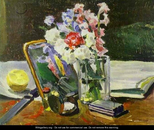 Still Life with Flowers, 1902 - Viktor Elpidiforovich Borisov-Musatov