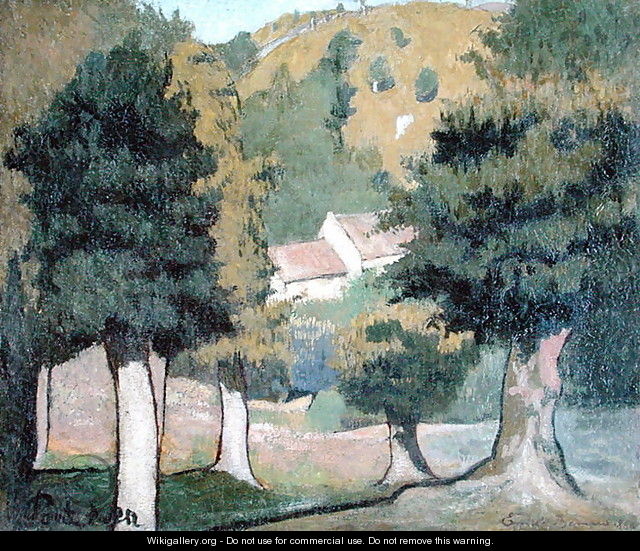Landscape at Pont-Aven - Emile Bernard