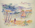 Sailing Boats at the Seaside - Henri Edmond Cross