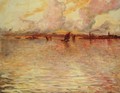 Seascape with Distant View of Venice, 1896 - Charles Cottet