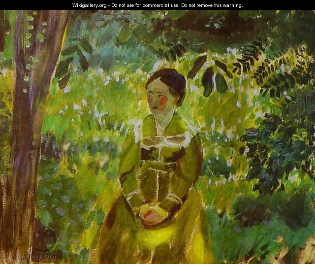 Lady in a Garden, 1903-1904 - Viktor Elpidiforovich Borisov-Musatov