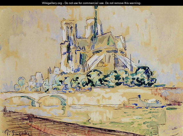 Notre Dame, 1885 - Paul Signac