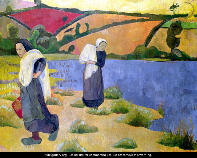 Washerwomen at the Laita River, near Pouldu, 1892 - Paul Serusier