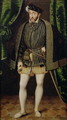 Portrait of Henri II (1519-59) - (workshop of) Clouet, Francois