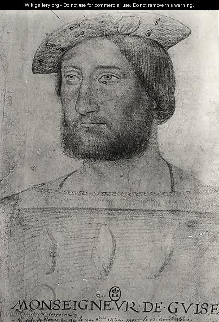 Portrait of Claude of Lorraine (1496-1550) 1st Duke of Guise - Anonymous Artist