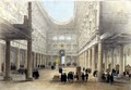 Design for the Royal Exchange-interior, looking west, 1840 - Charles Robert Cockerell