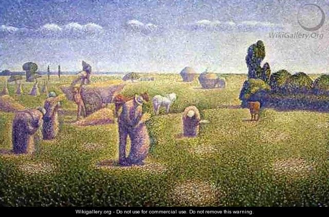 The Harvesters, 1892 - Charles Angrand